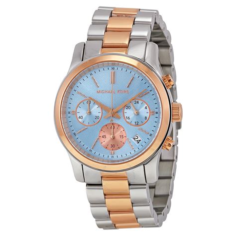 michael kors 2 tone|Michael Kors runway chronograph.